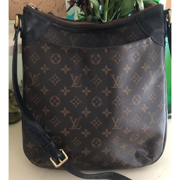 LOUIS VUITTON Bag Authentic Monogram Canvas Odeon PM Messenger Crossbody Shoulde - Picture 4 of 16